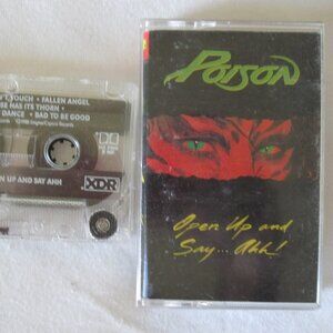Cassette Tape: 1988 Poison - Open Up & Say Ahh!